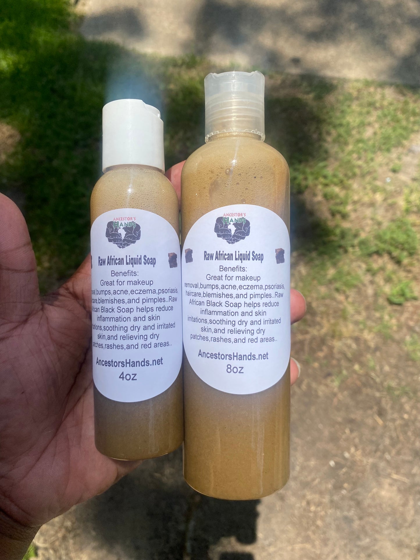 8 oz Raw African Liquid Soap