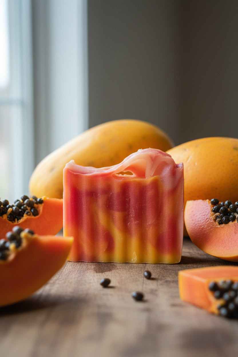 Papaya Soap – Tropical Fruit Scent Body Bar