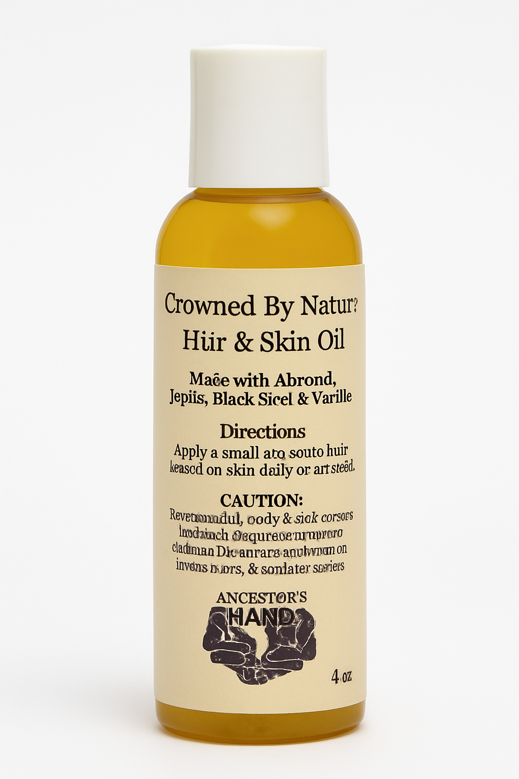 ✨  4 oz Crowned By Nature — Hair & Skin Oil
