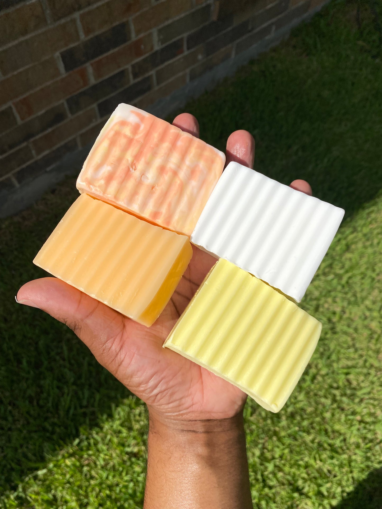 Tropical Overdose Pack(Coconut Soap,Papaya Soap,Pineapple Soap,Mango Soap)