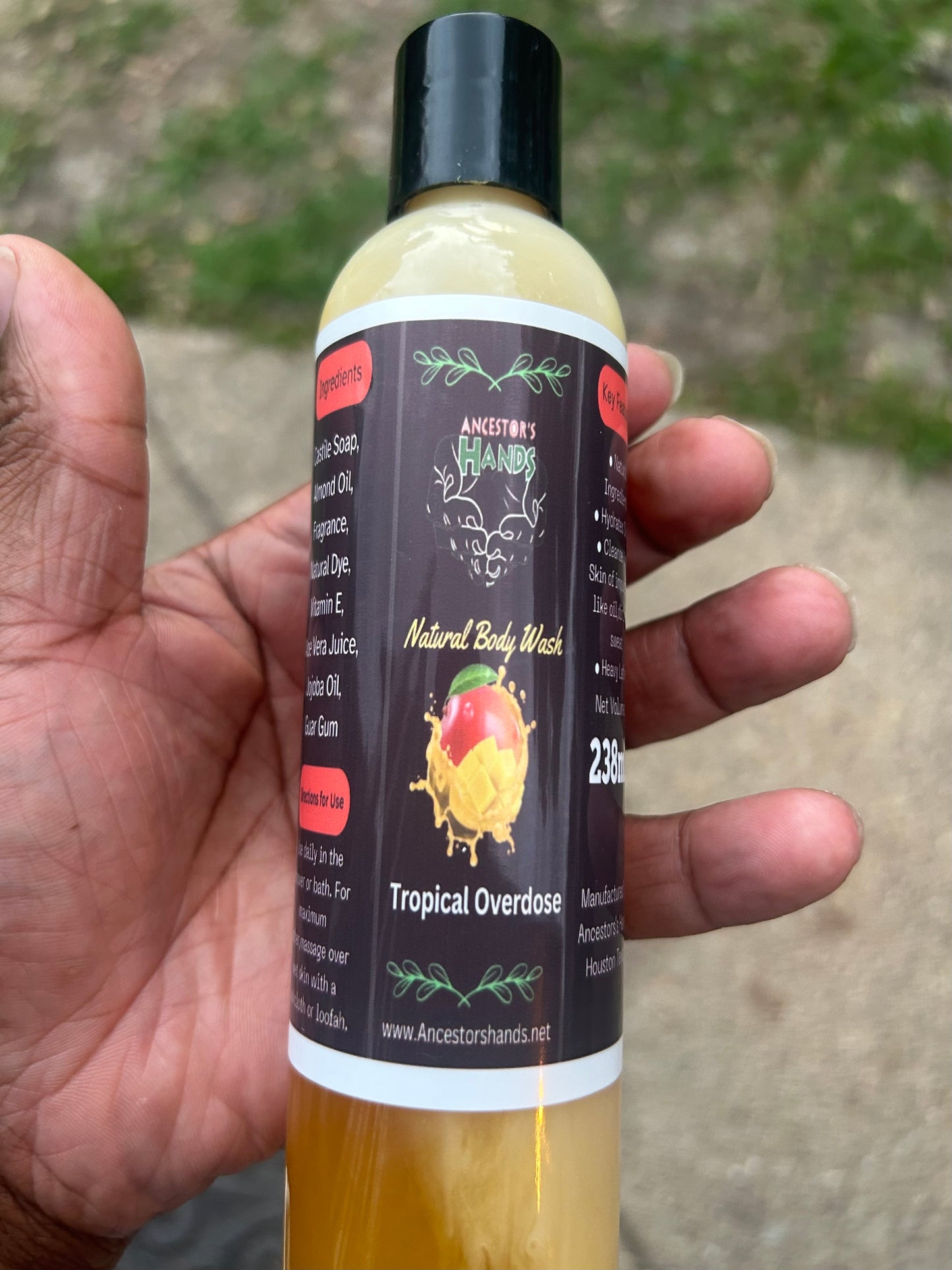 Tropical Overdose Body Wash Pack(Pineapple Body Wash,Mango Body Wash,and Coconut Body Wash)