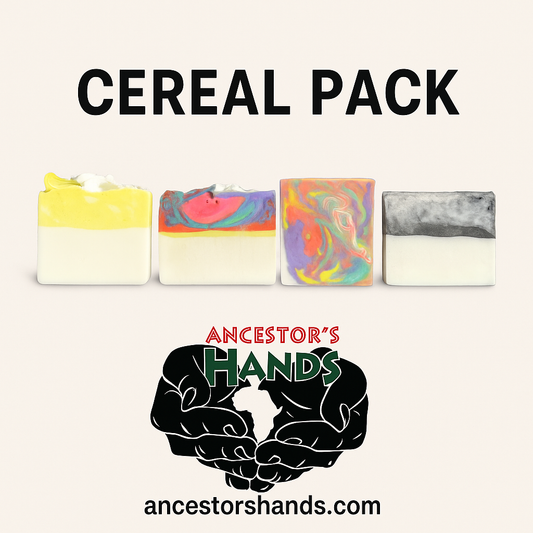 Cereal Pack(Includes Stay Crunchy Soap,Mind Your Froot Loops Soap,Keep Your Pebbles Soap,and Drive Them Cocoa Soap)